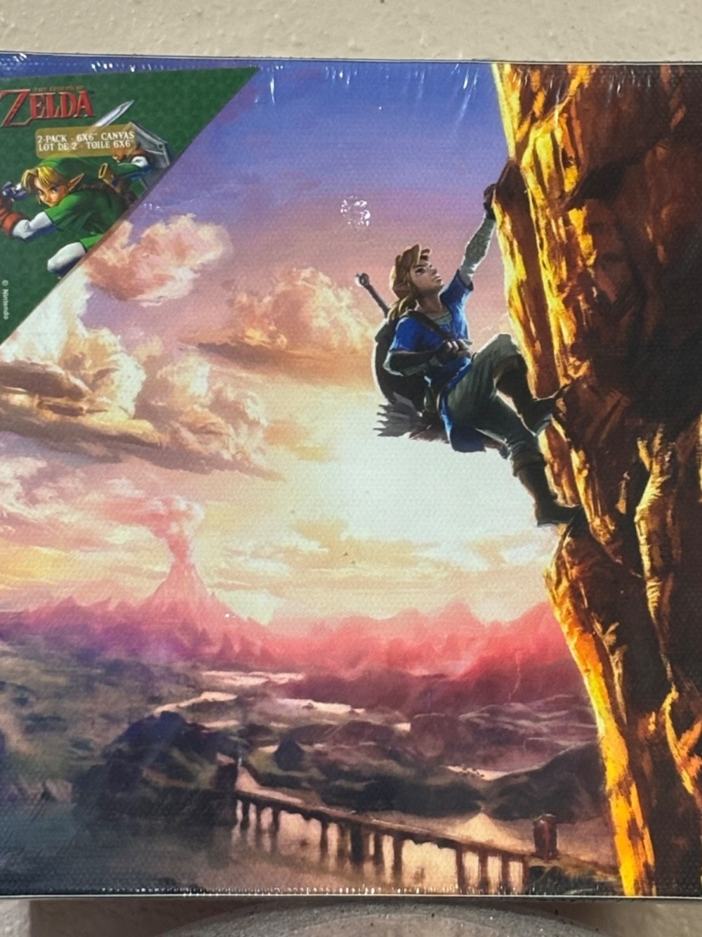 The Legend of Zelda BOTW Mini Canvas Set 6"x6"